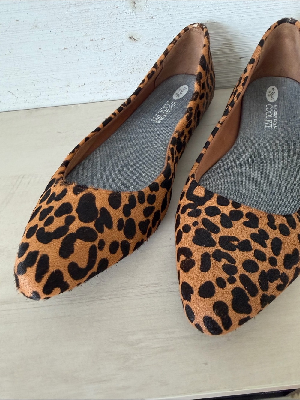 Dr. Scholl's Leopard Cheetah Really Ballet Flat Womens Size 10M Memory Foam NEW - Picture 6 of 9